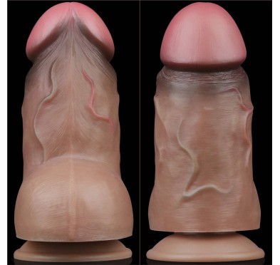 Grube dildo żylaste realistyczne obwód 21,5cm